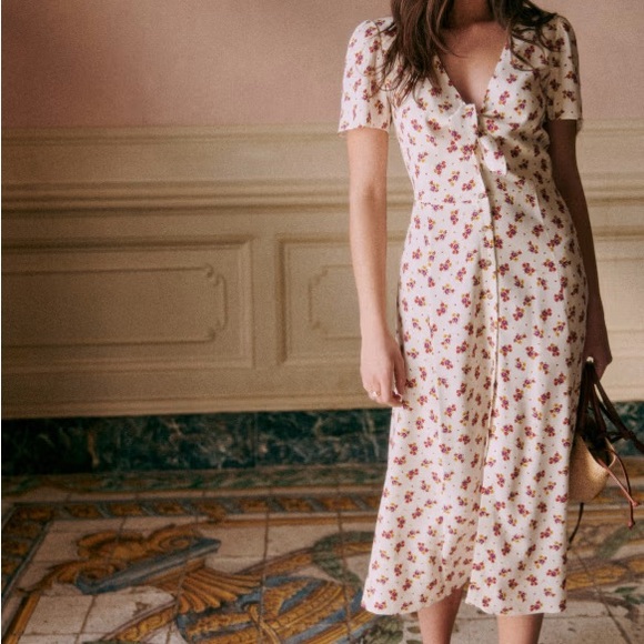 Sezane Ophelia Dress in Mindy Print - Picture 1 of 5